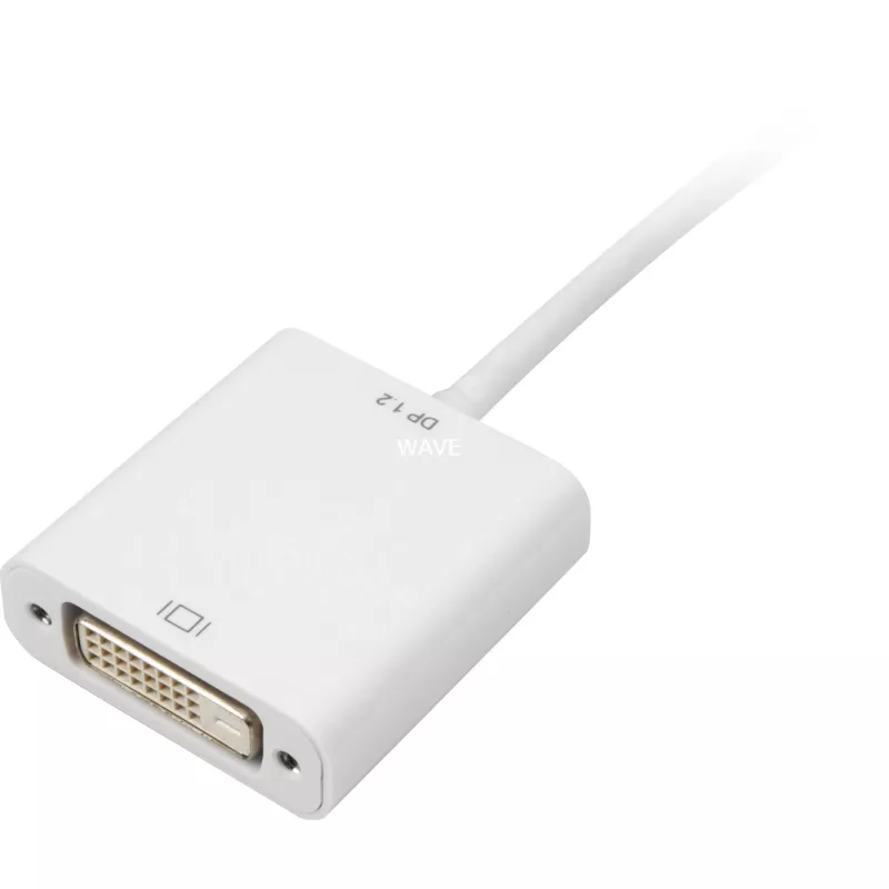 Sharkoon Przejściówka mini DisplayPort -> DVI 15cm Biała