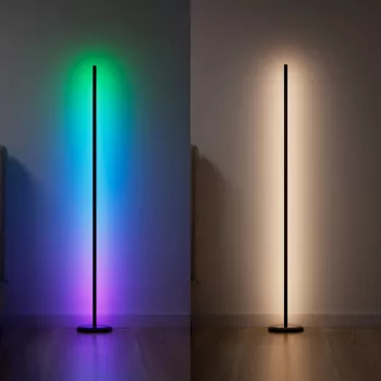 Lampa podłogowa Nanoleaf N7204K02-1FL 22W RGBW — regulowane światło RGB i białe regulowane