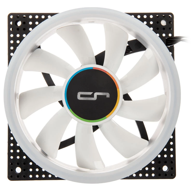 Wentylator Cryorig Crona X 120 mm biały — 400–1700 RPM, 60,6 CFM, 2,65 mmH2O