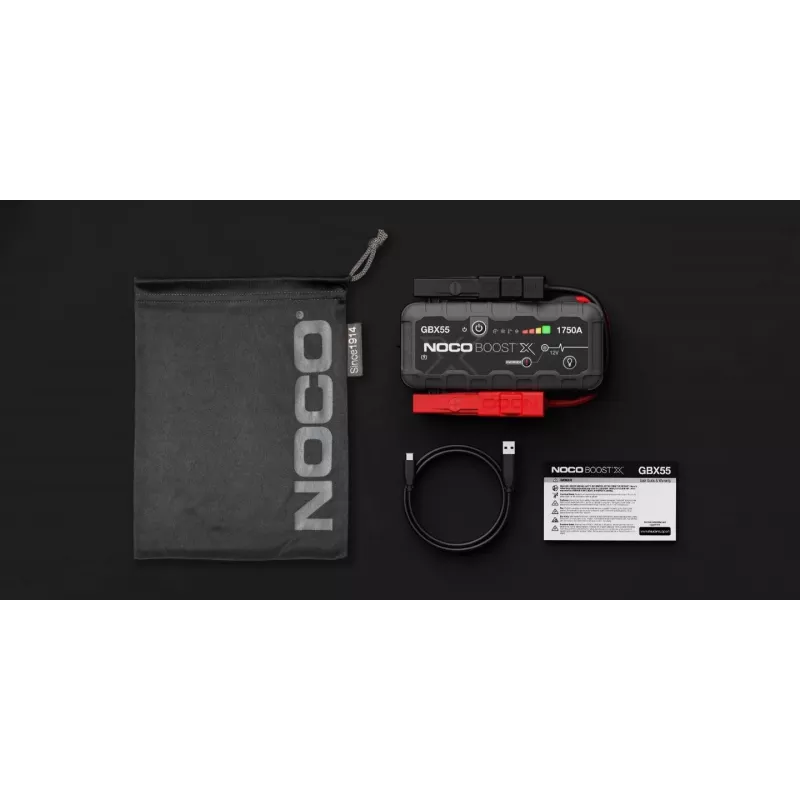 Jump starter NOCO GBX55 1750 A litowo-jonowy, 46 Wh, IP65, do benzyny do 7,5 L / diesla do 5 L