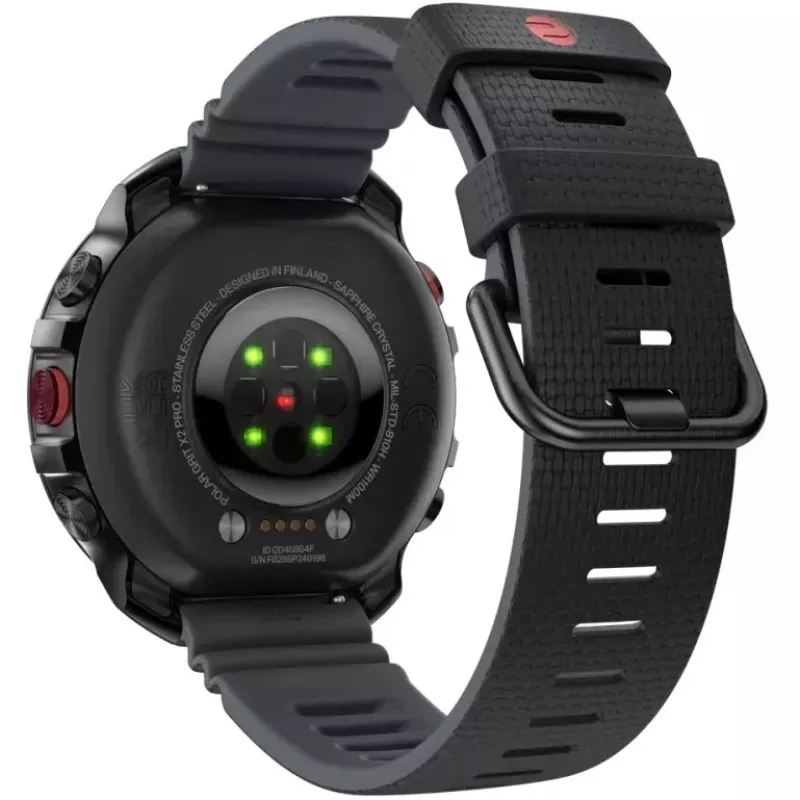 Polar Grit X2 Pro 3,53 cm (1.39 inch) AMOLED Cyfrowy 454 x 454 Pixel Ekran dotykowy Czarny GPS (900110286)