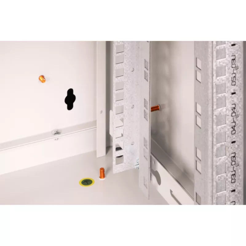 DIGITUS® 7HE Wandgehäuse - Grau, RAL 7035 - 48,3 cm (19) (DN-19 07-U)