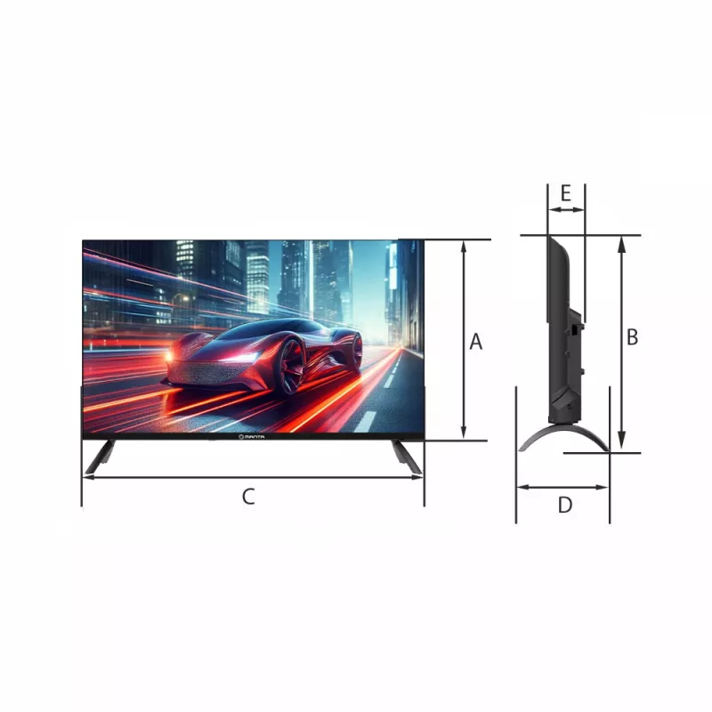 TV Manta 32LHA123E 32 cale HD LCD 1366 x 768