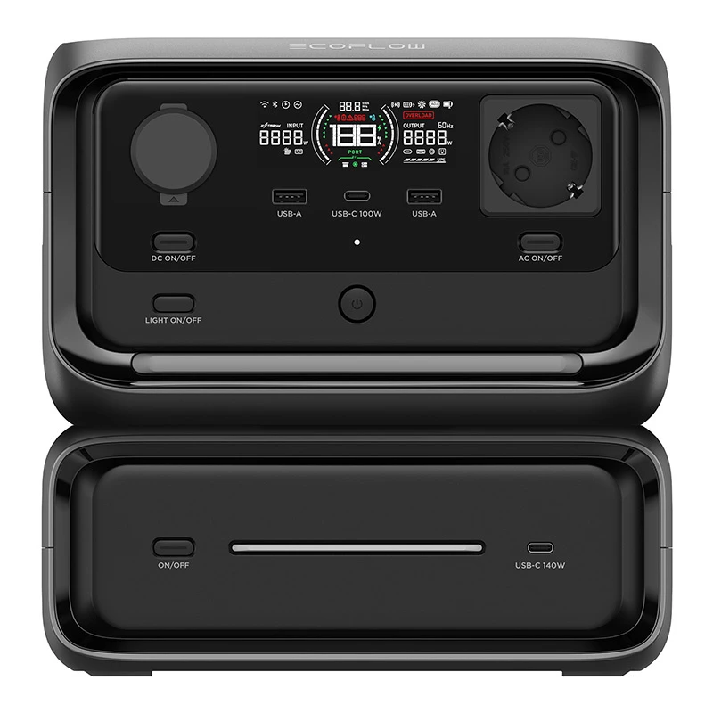 Przenośna stacja zasilania EcoFlow River 3 Max, 572 Wh