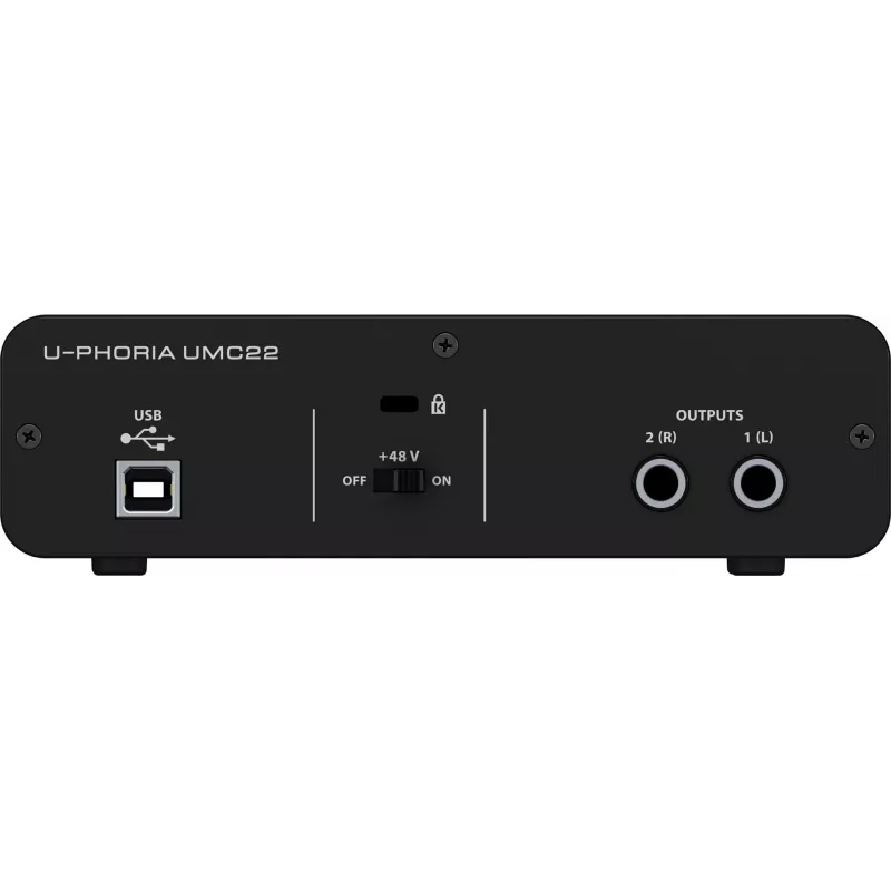 Behringer UMC22 dodatkowy sprzęt muzyczny Przedwzmacniacz koncertowy/studyjn