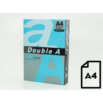 Papier kolorowy Double A, 80g, A4, 500 arkuszy, Deep Niebieski