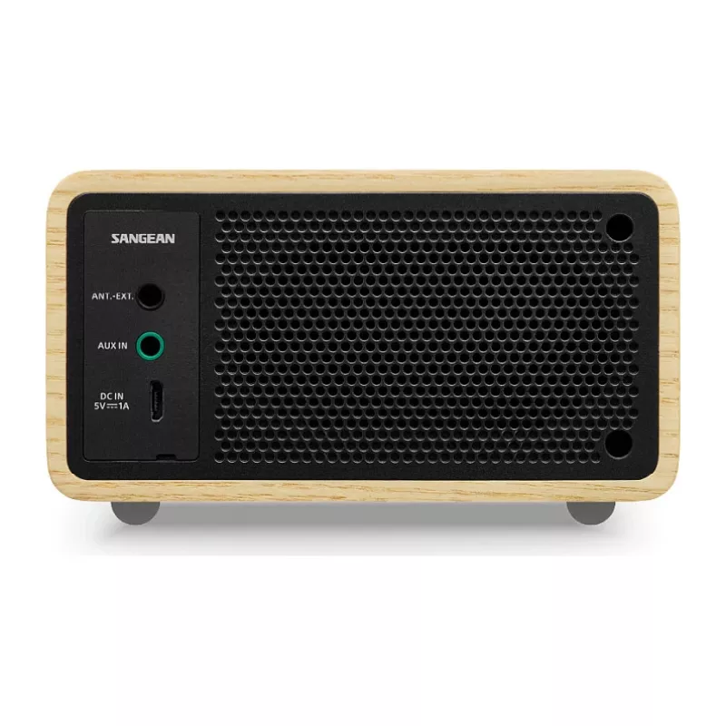 Radio stołowe Sangean DDR-7 Natural Wood FM AM Bluetooth, drewniana obudowa, tuner FM/AM, audio Bluetooth