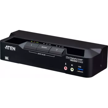ATEN CS1922A KVMP-Switch 2-drożny, DisplayPort, USB 3.0, 8K (CS1922A)