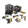 Zestaw narzędzi DeWalt DCK685P3T 18V bezprzewodowy zestaw combo — 3×5.0Ah baterie, młot DCH273, szlifierka kątowa, walizka