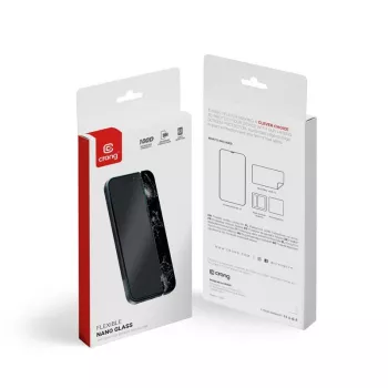 Hybrydowe hartowane szkło ochronne na ekran Crong do iPhone 15 CRG-NANO-IP61 twardość 9H odporne na zarysowania