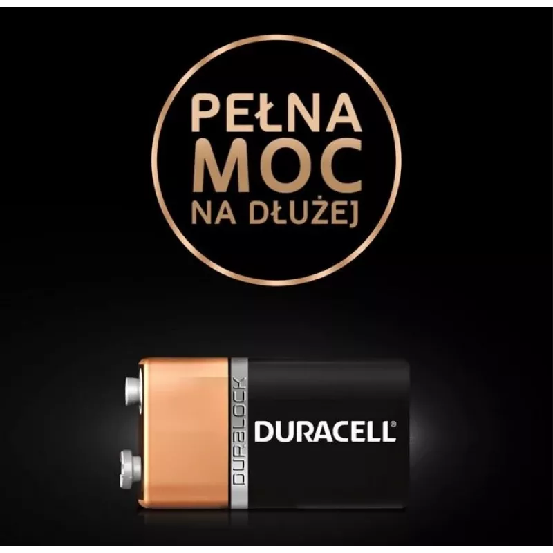 Bateria Duracell 9V 1 szt. 9VDUR BT0009