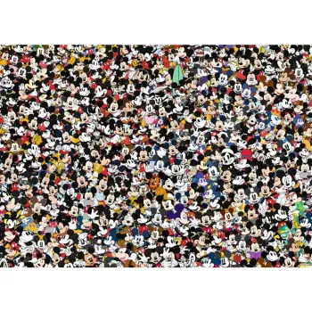 Puzzle Ravensburger 12000529 — 1000 elementów, Myszka Miki kreskówki, 700×500 mm, wiek 14+