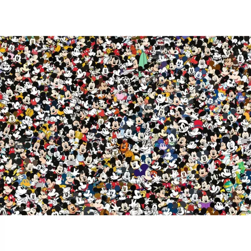 Puzzle Ravensburger 12000529 — 1000 elementów, Myszka Miki kreskówki, 700×500 mm, wiek 14+