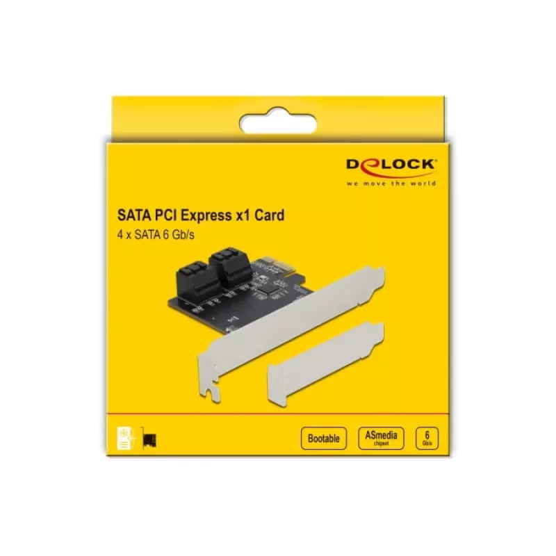 Karta SATA PCI Express x1 DeLOCK 90010 w formacie niskoprofilowym