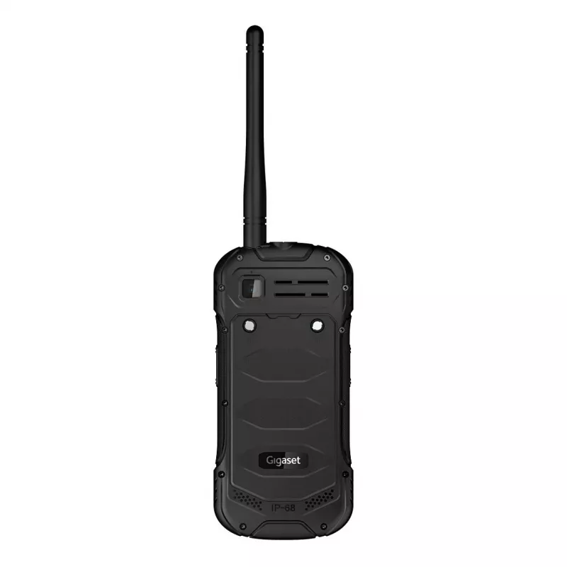 GIGASET GLX 8 ACTIVE czarny 6,1 cm 2,4 cala Wyświetlacz Funkcja Push-to-talk Bateria 2500 mAh IP68 2 MP Aparat Dual-SIM Bluetooth