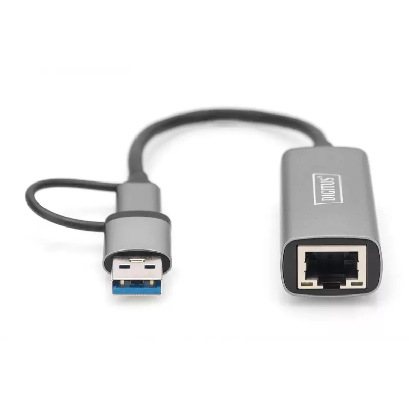 Adapter Gigabit Ethernet USB Type-C Digitus DN-3028