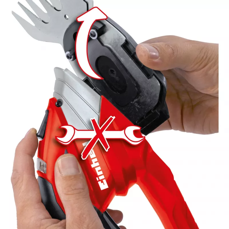 Einhell GE-CG 12 Li bezprzewodowe nożyce do trawy 12 V litowo-jonowe (Li-Ion) czarny, czerwony, srebrny