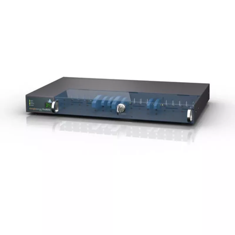 Serwer wydruku SEH dongleserver ProMAX Ethernet LAN Czarny Niebieski