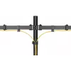 Uchwyt Goobay Monitor Arm Dual Flex - ekran 17-32 cale - montaż na biurko VESA 75 i 100 mm - Obracanie, obrót i pochylanie - regulacja wysokości - maksymalne obciążenie