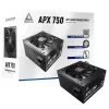 Montech APX750 zasilacz 750 W 20+4 pin ATX ATX Czarny