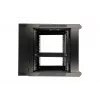 Extralink Szafa rack 9U 600x600 AZH czarna naścienna, typ wahadłowy