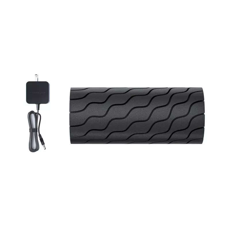 Masażer rolkowy Therabody Theragun Roller Universal Czarny — 5 prędkości, wibracyjny, 1,5 kg, 12 V, 180 min pracy na baterii