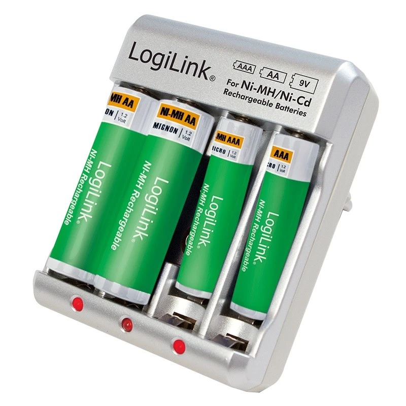 Ładowarka do akumulatorów Ni-MH / Ni-Cd AA / AAA / 9V