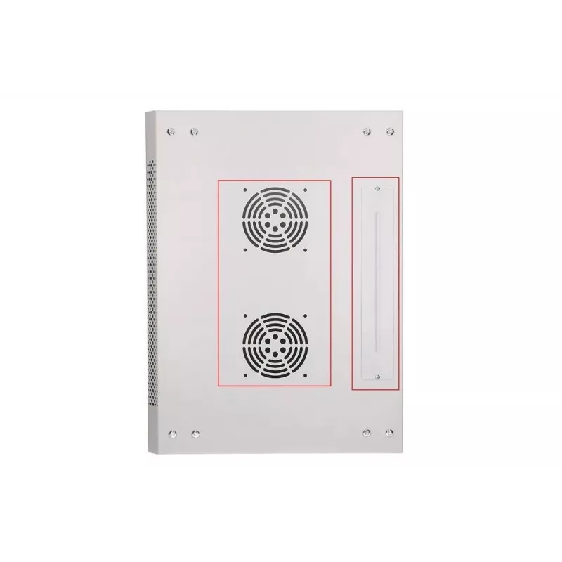Extralink Szafa rack 12U 600x450 ASP Szara do montażu na ścianie, metalowe drzwi