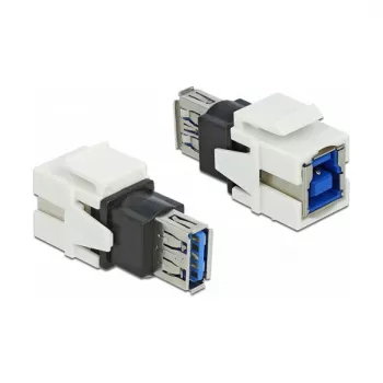 Moduł Keystone DeLOCK 86394 Płaski Biały USB A