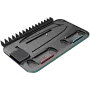 Podstawka chłodząca CANYON CS-51 RGB dla PS5 cienki czarna z dwiema ładowarkami kontrolerów