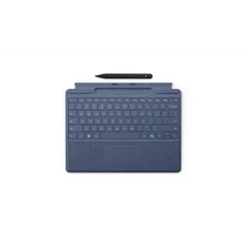 Microsoft Surface Pro klawiatura with cienki Pen QWERTZ Niemiecki Niebieski
