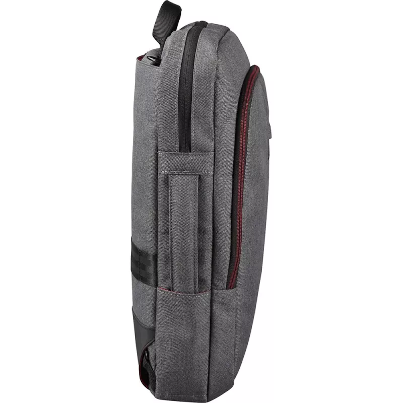 Plecak YENKEE YBB 1522GY — wielofunkcyjny plecak na laptopa 15,6 cala | Nylon, 12 l, Szary/Czerwony