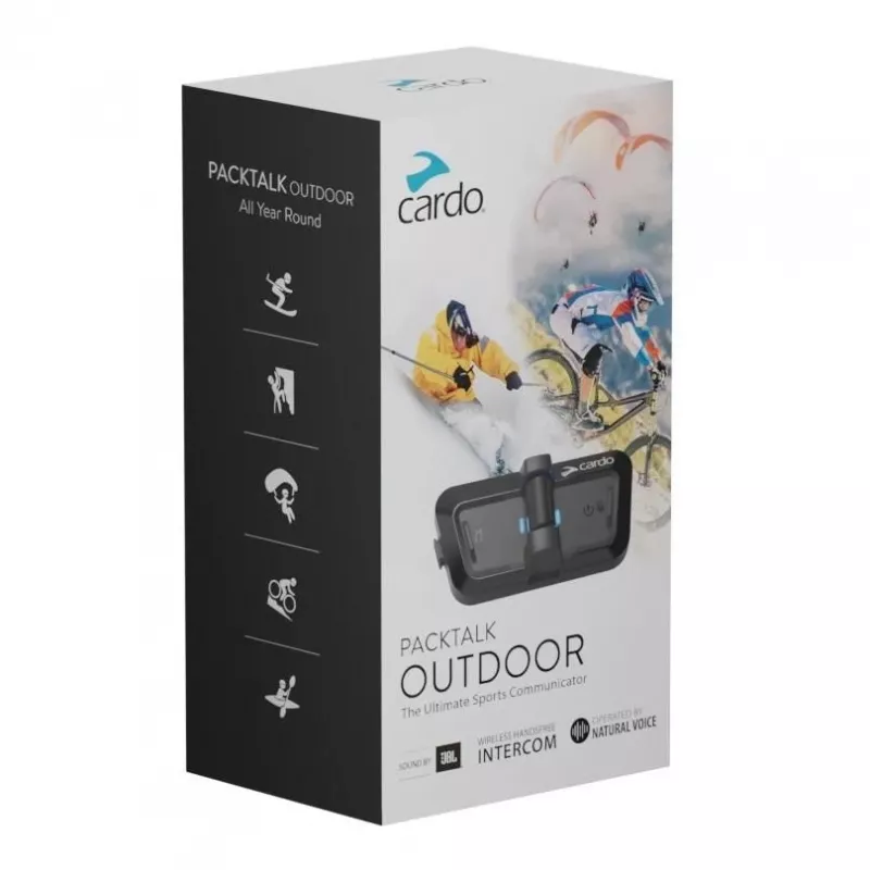 CARDO PACKTALK OUTDOOR SINGLE interkom motocyklowy