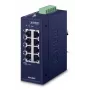 Przełącznik sieciowy PLANET ISW-800T Niezarządzalny L2 Fast Ethernet (10/100) Niebieski