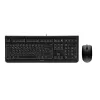 Zestaw klawiatura CHERRY DC 2000 z myszą, uniwersalny, USB, QWERTY, czeski, czarny