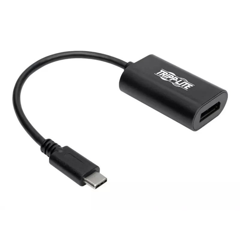 Adapter wideo USB C na DisplayPort Tripp Eaton Tripp Lite Series, 4K x 2K @ 60Hz, czarny, USB Type C na DP, USB-C, USB Type-C, 6 cali