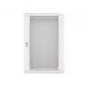 Lanberg szafa rackowa naścienna instalacyjna 19'' 18U 600x450mm szara (drzwi szklane)