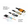 Kabel HDMI DeLOCK 85729 2 m HDMI Typ A Standard Czarny Złoty