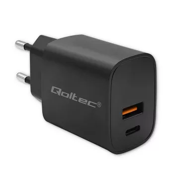 Zasilacz sieciowy QOLTEC 52377 GaN 30 W wyjście 5–20 V do urządzeń przenośnych