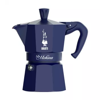 Kawiarka BIALETTI 0005411 ręczny zaparzacz do kawy, na kuchenkę, 0,04 L, niebieski