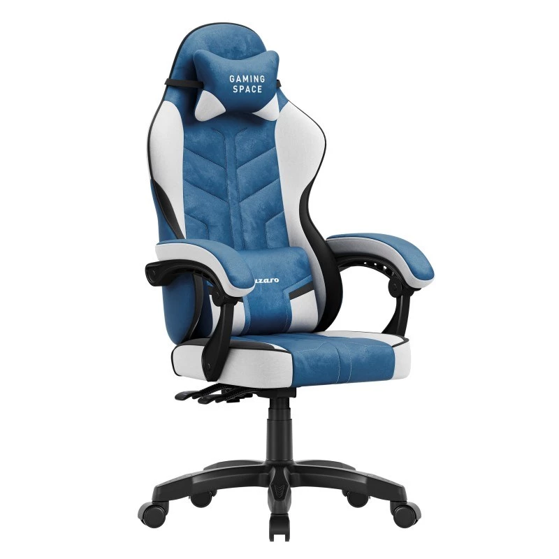 Huzaro Force 2.7 Czarny Carbon fotel gamingowy Niebieski