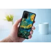 Etui ochronne na telefon iKins dla Samsung Galaxy S20+ — czarne gwieździsta noc