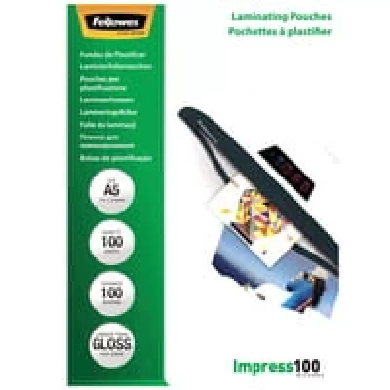 Laminator Pouch GLOSSY/A5 100 100PCS 5351002 Fellowes