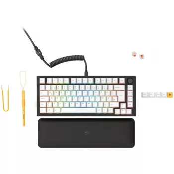 Klawiatura Glorious GMMK Pro Czarny Slate 75% TKL - złożona, układ ISO DE - czarna (GLO-GMMK-P75-FOX-ISO-B-DE)