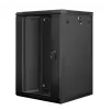 Szafa wisząca LANBERG WF01-6618-10B, 18U, 600×600×907 mm, czarna, 60 kg