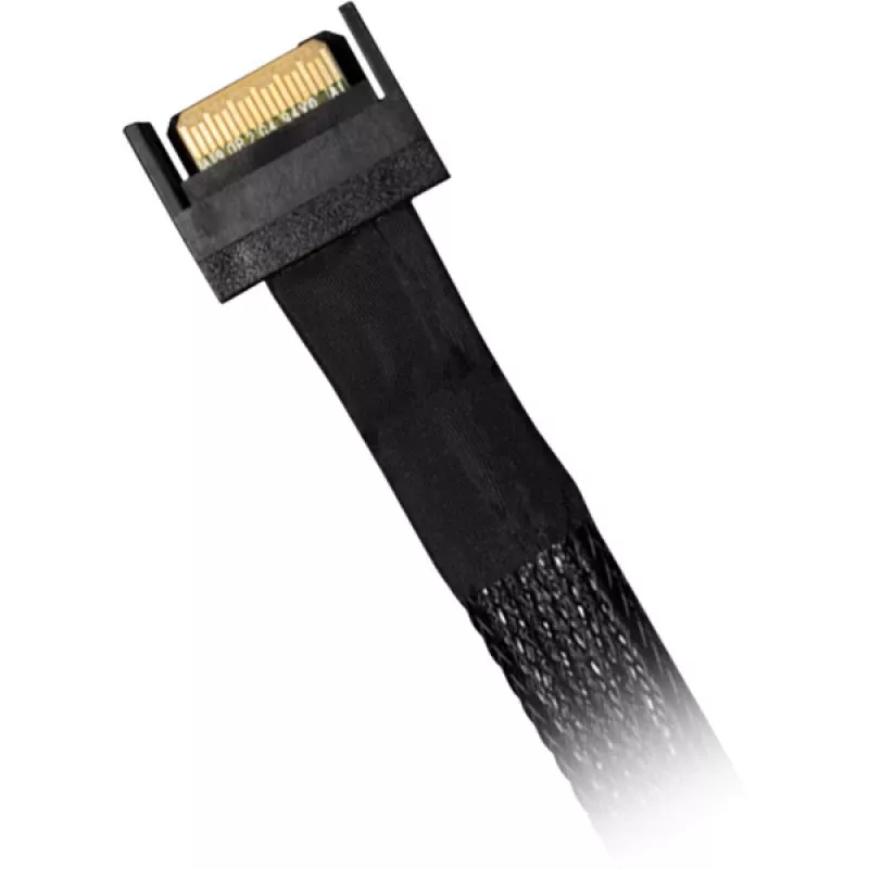 ICY DOCK MB414L-B MCIO 4i SFF-TA-1016 do MCIO 4i SFF-TA-1016 Kabel, 0,5 m