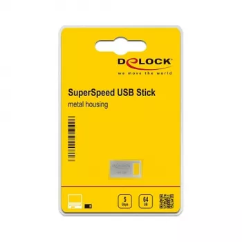 USB Flash Drive DeLOCK 64GB USB Type-A 3.2 Gen 1