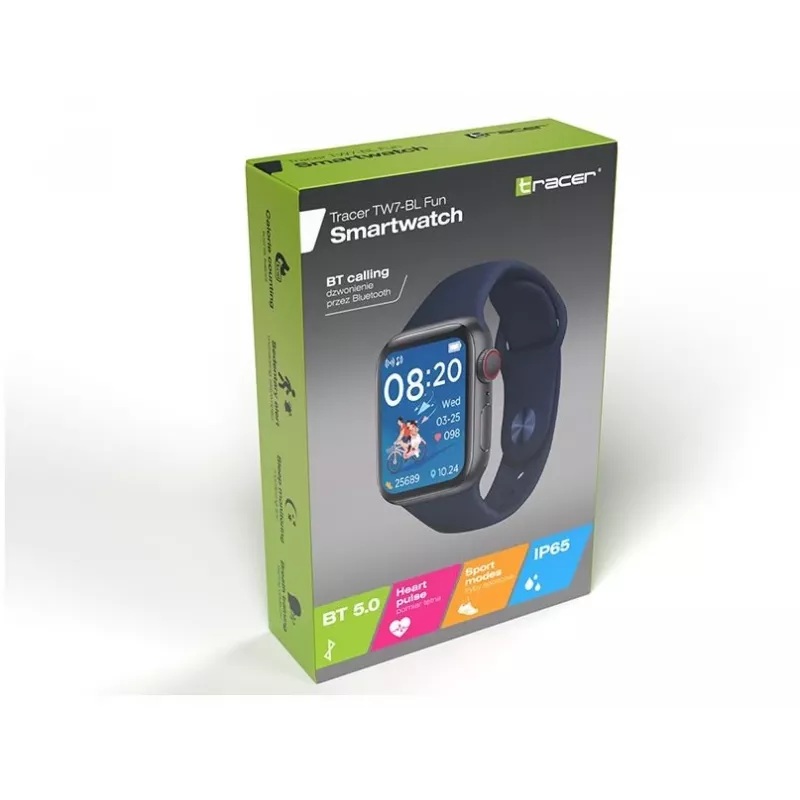 Zegarek Smartwatch Tracer TW7-BL Kurago