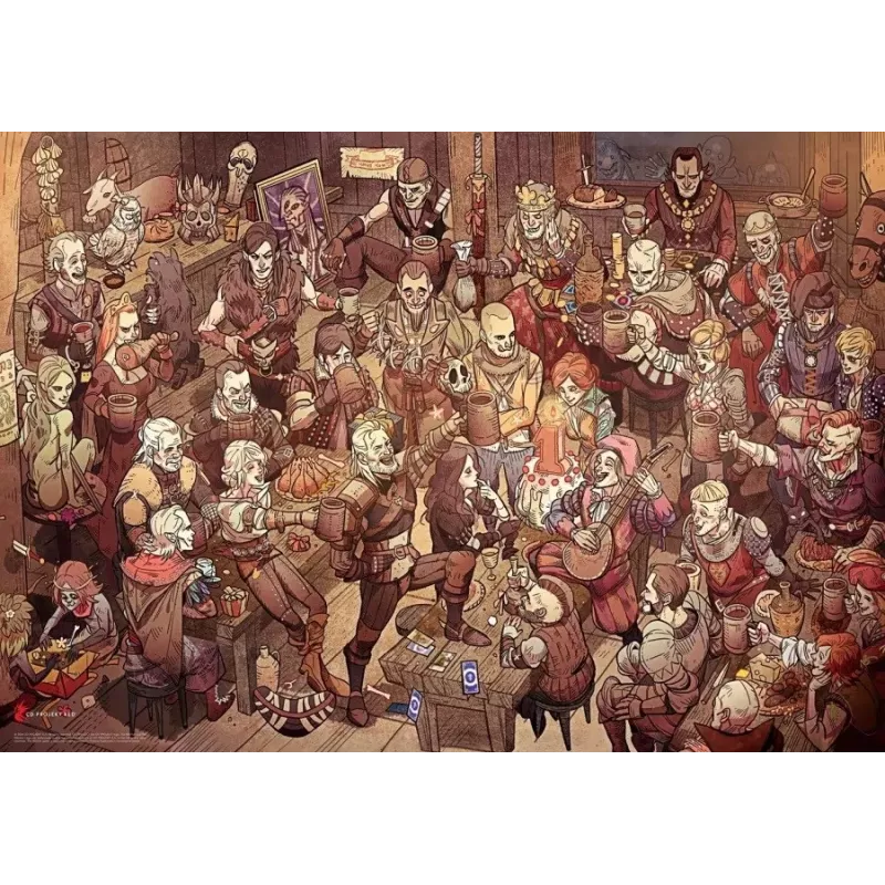 Good Loot Gaming Puzzle: Wiedźmin Urodziny, 1000 elementów