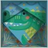 Zestaw do malowania Ravensburger CreArt Do it together – Krokodyl (dziecięcy zestaw do wspólnego malowania)